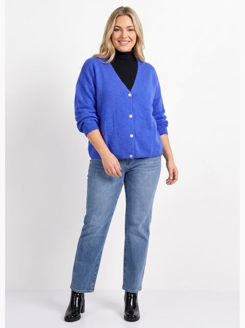 Gilet doux chaud tendance avec alpaga - afibel - Kiabi Gilet doux chaud tendance avec alpaga - afibel - Kiabi