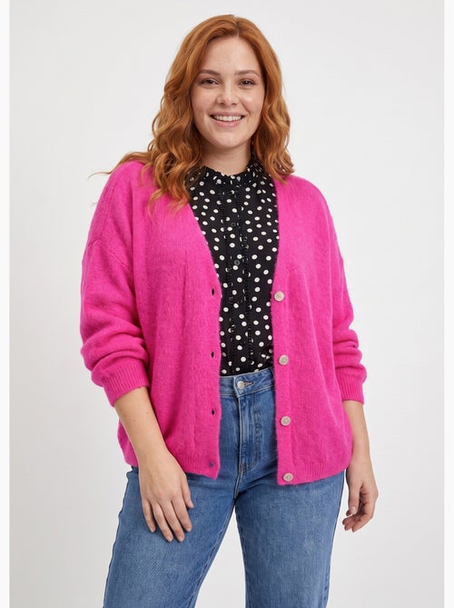 Gilet doux chaud tendance avec alpaga - afibel - Kiabi Gilet doux chaud tendance avec alpaga - afibel - Kiabi