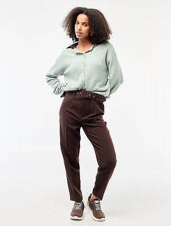 Gilet doux en laine et mohair