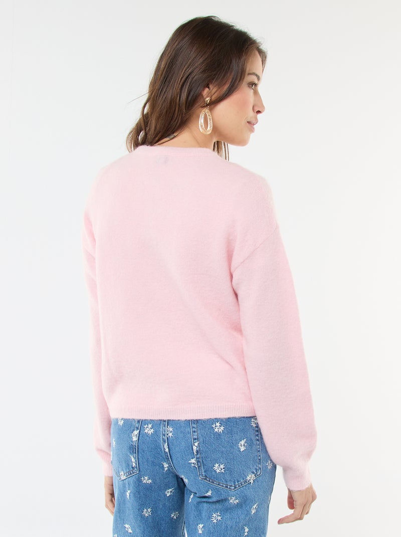 Gilet Rose Taille XS (34) Kiabi - Occasion En Parfait état, Style Décontracté