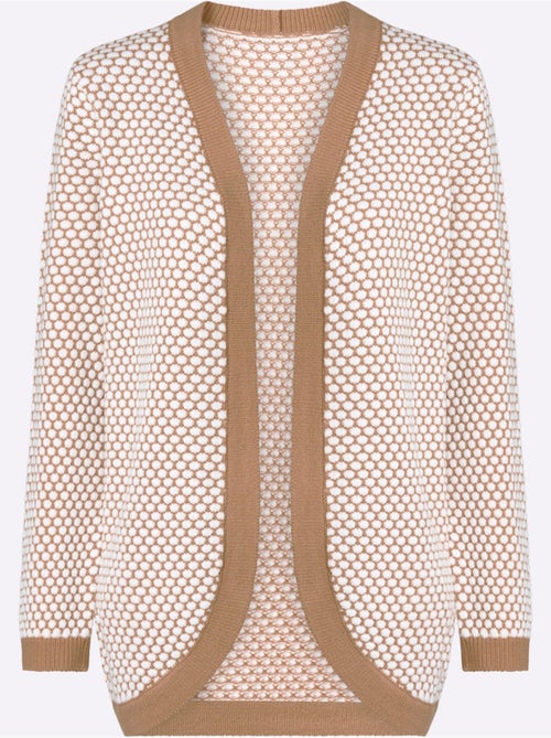 Gilet doux et moelleux - taille standard - moda vilona - Kiabi Gilet doux et moelleux - taille standard - moda vilona - Kiabi
