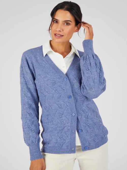 Gilet doux jeu de maille Thermolactyl - Damart - Kiabi