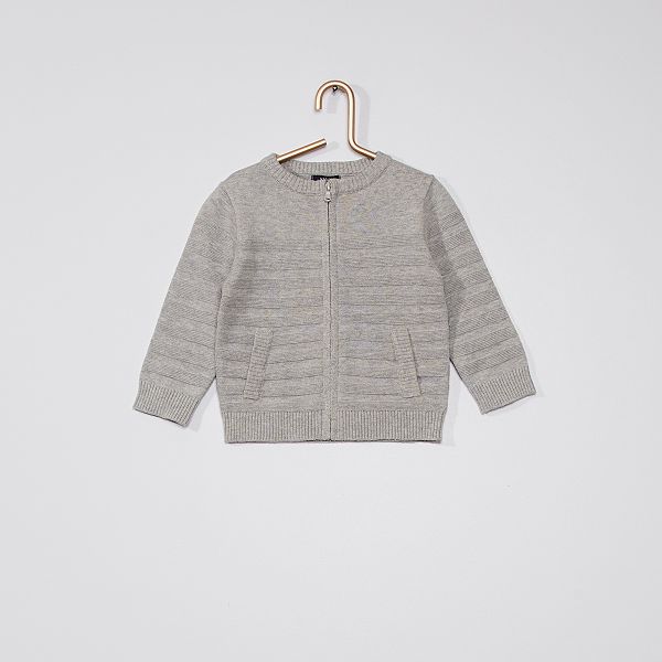 Gilet Eco Concu Bebe Garcon Gris Kiabi 9 00