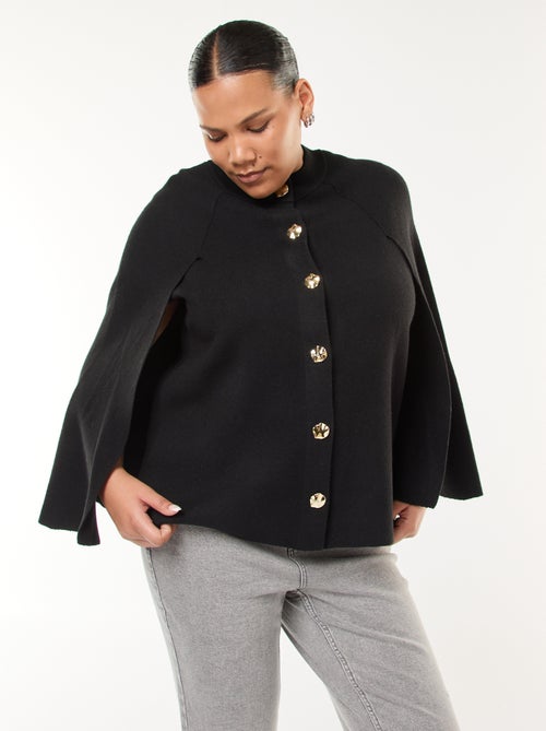 Gilet effet 2 en 1 cape - Kiabi