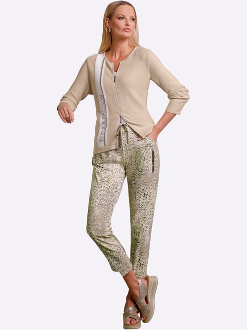 Gilet Empiècement Contrasté - Taille Standard - helline - Kiabi
