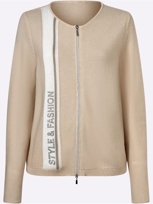 Gilet Empiècement Contrasté - Taille Standard - helline - Kiabi