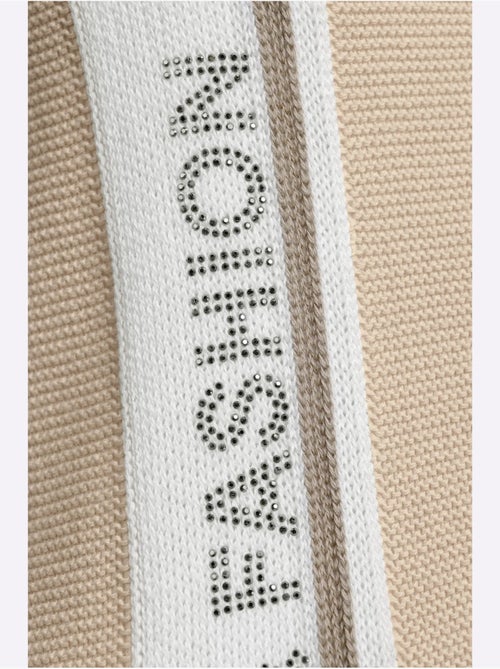 Gilet Empiècement Contrasté - Taille Standard - helline - Kiabi