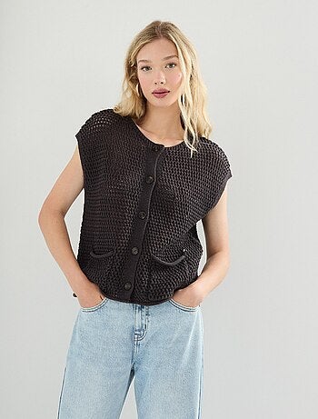 Gilet en crochet, MO Fashion