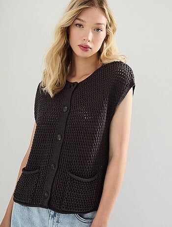 Gilet en crochet, MO Fashion