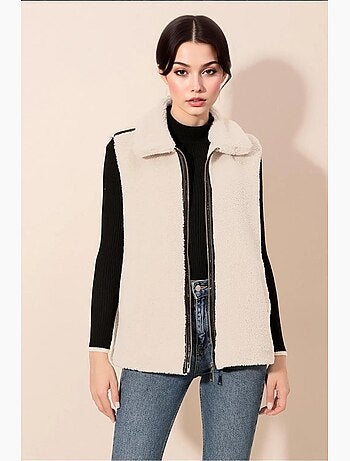 Gilet en fausse fourrure bdart