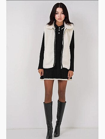 Gilet en fausse fourrure bdart