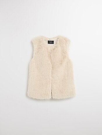 Gilet en fausse fourrure, MO Fashion