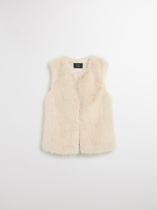 Gilet en fausse fourrure, MO Fashion - Kiabi
