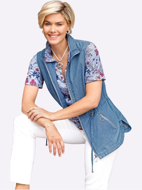 Gilet En Jean 100% Coton - Taille Standard - Witt - Kiabi