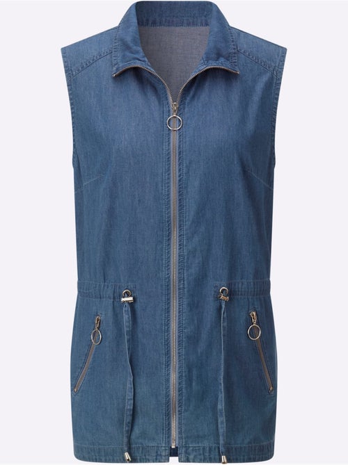 Gilet En Jean 100% Coton - Taille Standard - Witt - Kiabi