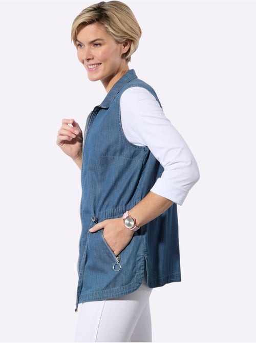 Gilet En Jean 100% Coton - Taille Standard - Witt - Kiabi