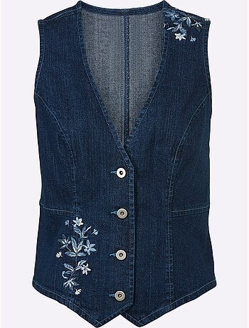 Gilet En Jean 99% Coton - Taille Standard - Witt