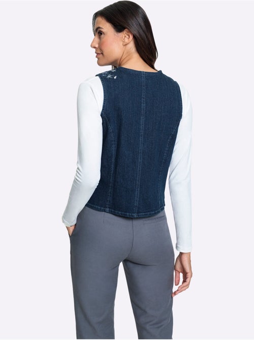 Gilet En Jean 99% Coton - Taille Standard - Witt - Kiabi
