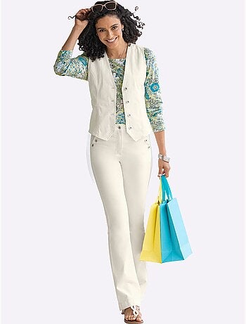 Gilet En Jean Pourcentage De Coton élevé - Taille Standard - Witt