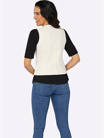 Gilet En Jean Pourcentage De Coton élevé - Taille Standard - Witt