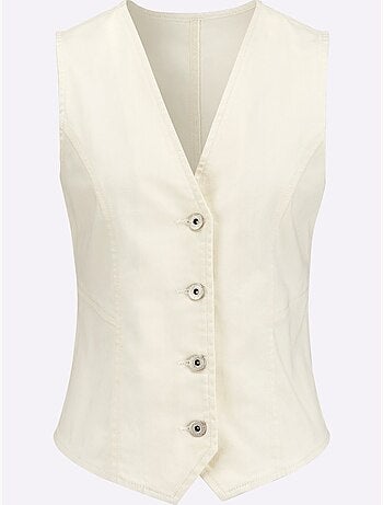 Gilet En Jean Pourcentage De Coton élevé - Taille Standard - Witt