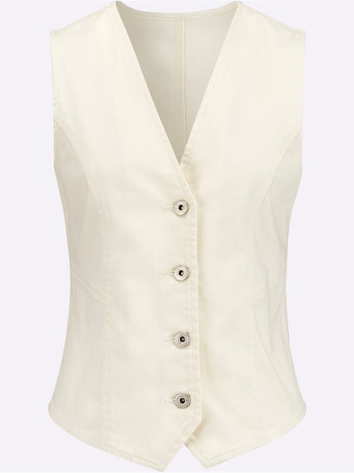 Gilet En Jean Pourcentage De Coton élevé - Taille Standard - Witt - Kiabi