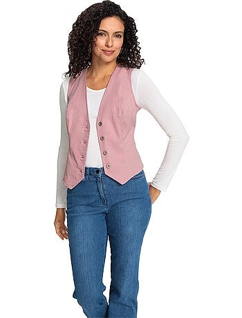 Gilet En Jean Pourcentage De Coton élevé - Taille Standard - Witt