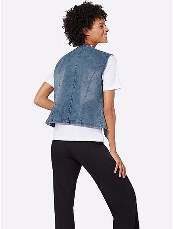 Gilet En Jean Qualité Coton - Taille Standard - Witt