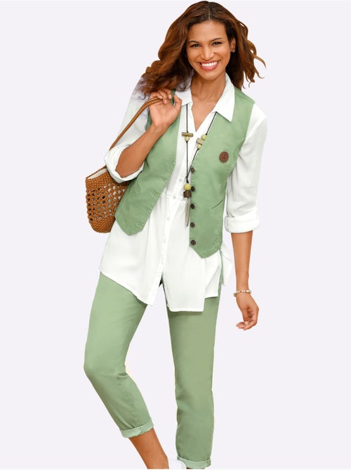 Gilet En Jean Qualité Coton - Taille Standard - Witt - Kiabi