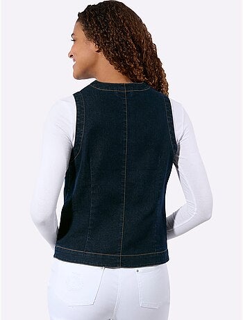 Gilet En Jean Qualité Coton Doux Sur La Peau - Taille Standard - Witt