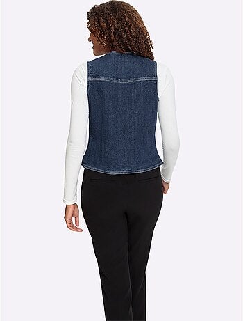 Gilet En Jean Qualité Coton Doux Sur La Peau - Taille Standard - Witt