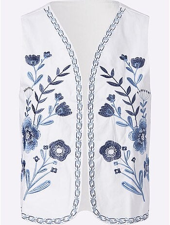 Gilet En Jean Qualité Twill - Taille Standard - Witt