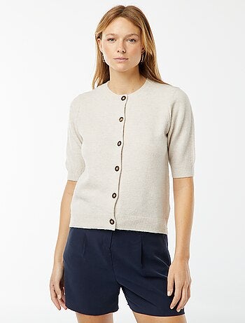 Gilet en laine mélangé