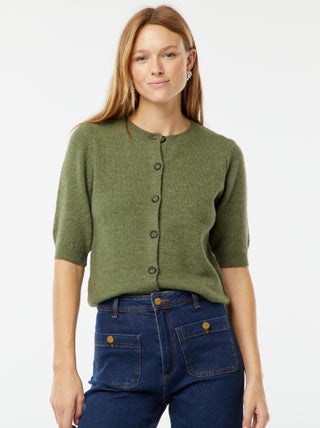Gilet en laine mélangé
