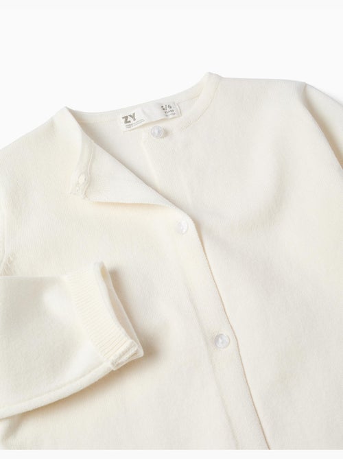 Gilet en maille à col rond - Kiabi