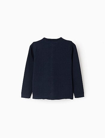 Gilet en maille à col rond