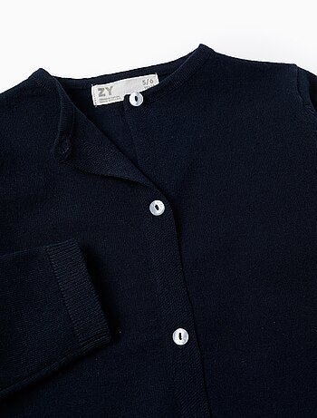 Gilet en maille à col rond