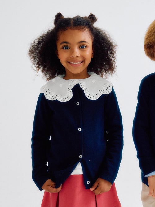 Gilet en Maille à Col Rond - Kiabi