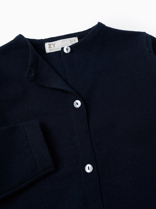 Gilet en Maille à Col Rond - Kiabi