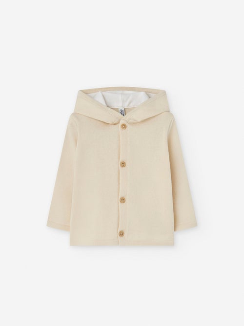 Gilet en Maille avec Capuche - Kiabi