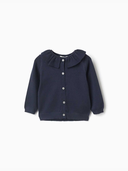 Gilet en maille avec col à volants - Kiabi Gilet en maille avec col à volants - Kiabi
