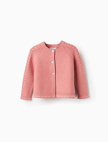 Gilet en maille avec détails torsadés