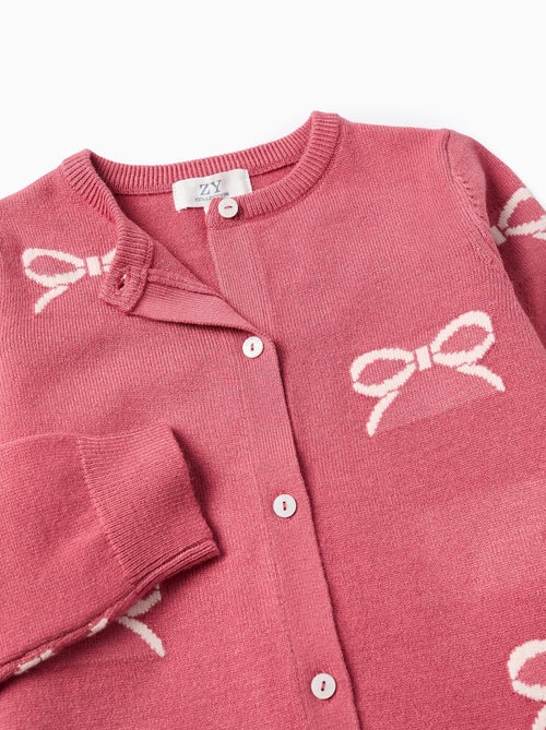 Gilet en Maille avec Jacquard - Kiabi