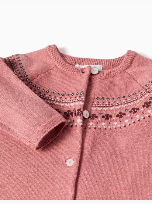 Gilet en maille avec motif jacquard - Kiabi Gilet en maille avec motif jacquard - Kiabi