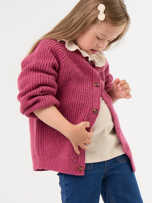 Gilet en maille chaude - collection facile à enfiler - Kiabi Gilet en maille chaude - collection facile à enfiler - Kiabi