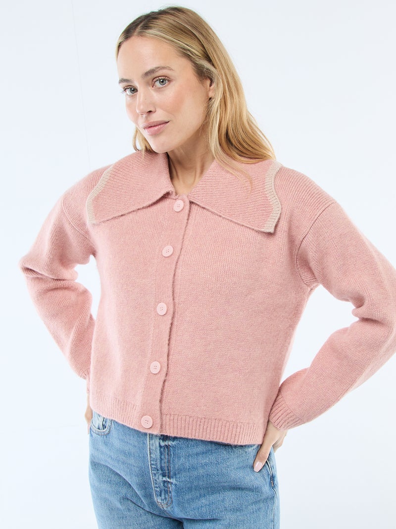 Gilet Femme English Rose – Noir Et Rose Avec Strass – Taille M – Neuf Sans étiquette