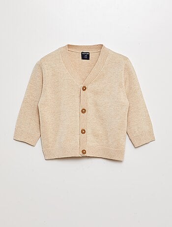 Gilet en maille col V