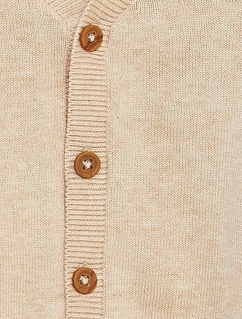 Gilet en maille col V