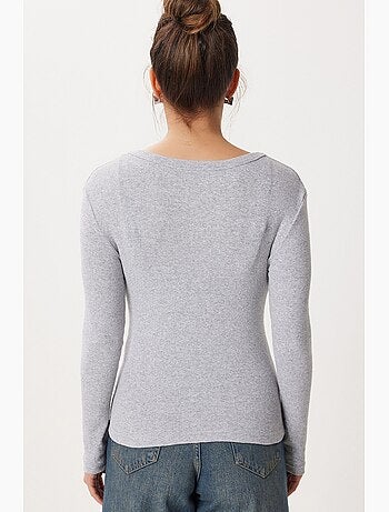 Gilet en maille côtelée coupe ajustée avec fermeture boutonnée istanbul