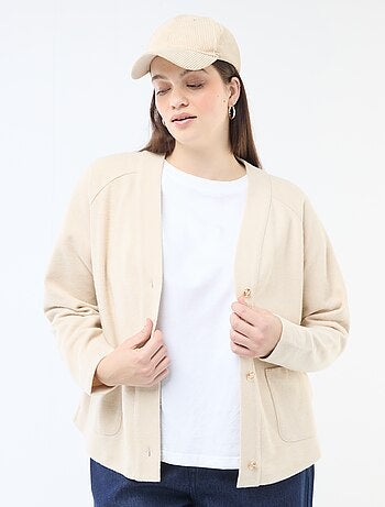 Gilet en maille doudou